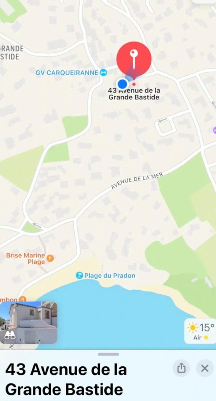 Charmant Bas De Villa Avec Terrasse A Proximite De La Plage Et Du Port Carqueiranne Dış mekan fotoğraf